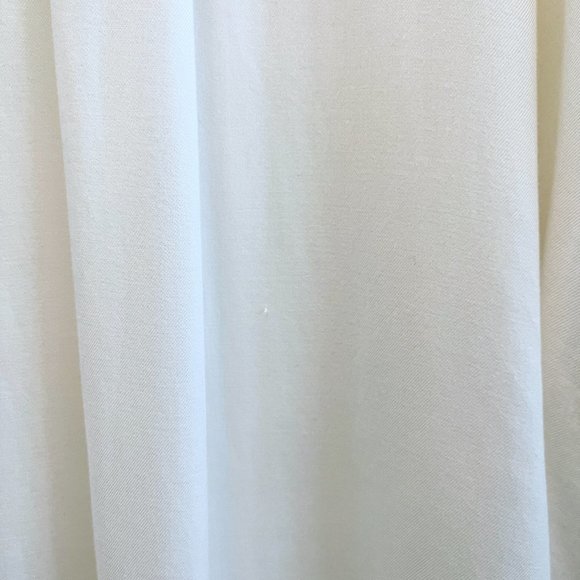 Zara Oversized Collared Shirt Dress with Big Pockets White - Picture 9 of 10